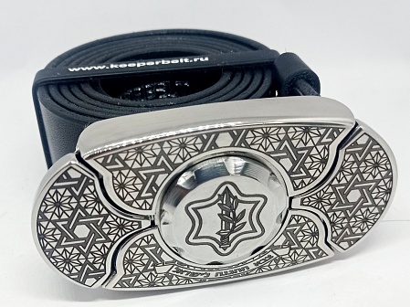 Пряжка-нож пояс «Израиль» - серия «Laser StainlessSteel»
