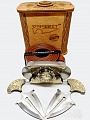 Ремень с Ножами KEEPERBELT.модель «Америка1» - серия «Laser Brass»