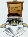 Ремень с Ножами KEEPERBELT.модель «Байкер-1» - серия «Laser Brass»